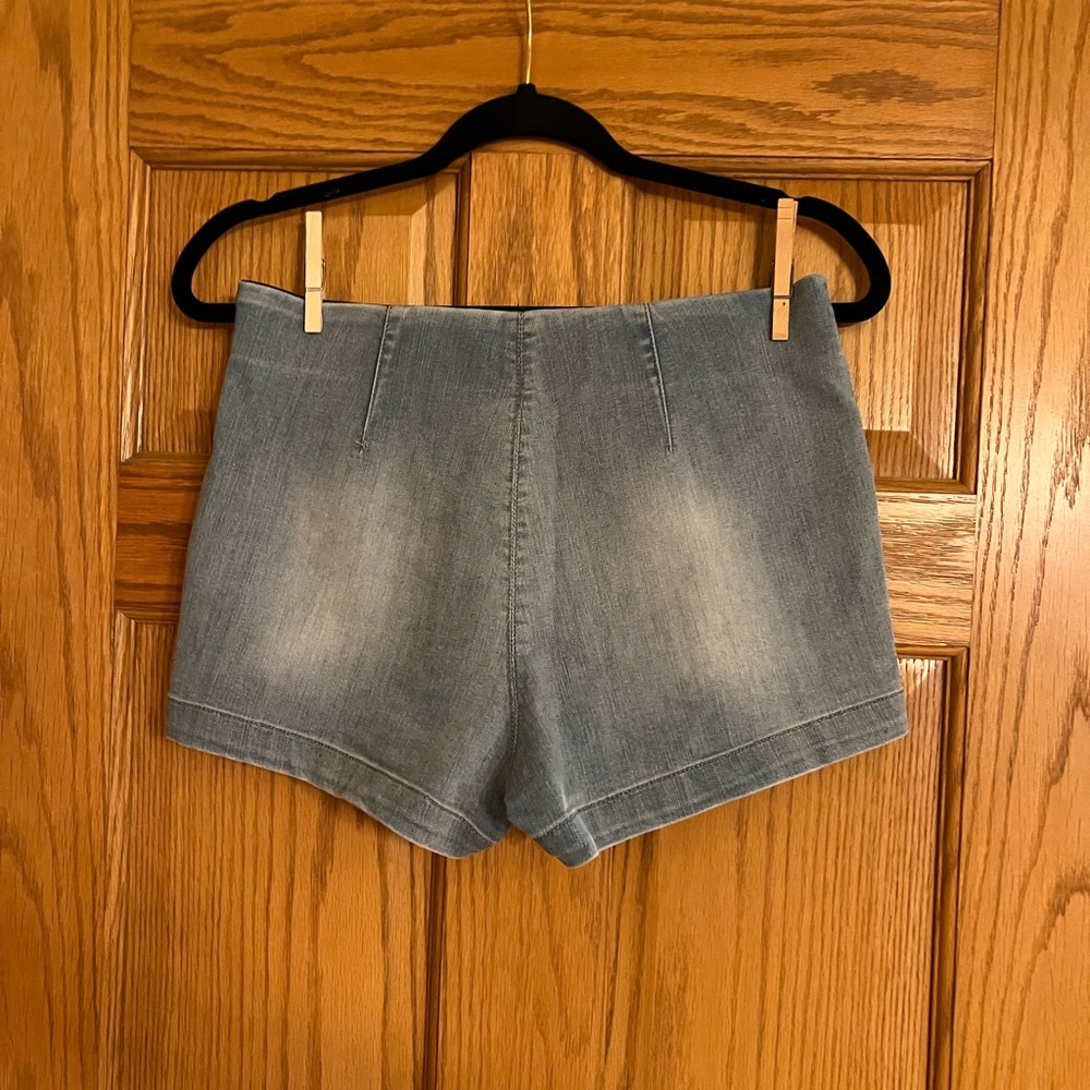 Jessica Simpson Side Zip Denim Shorts